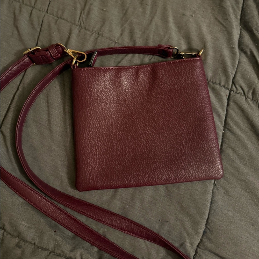 Burgundy Crossbody Bag